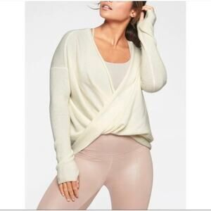Athleta Finale Wool Cashmere Convertible Sweater